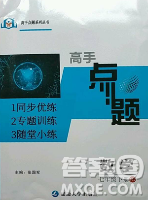 延邊大學(xué)出版社2023高手點(diǎn)題七年級(jí)下冊(cè)數(shù)學(xué)人教版參考答案