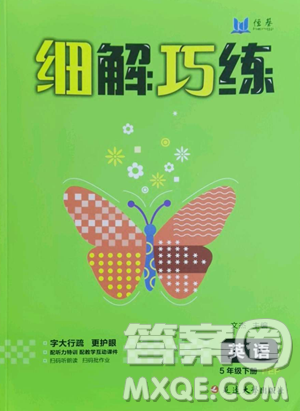 延邊大學(xué)出版社2023細(xì)解巧練五年級(jí)下冊(cè)英語(yǔ)人教版參考答案