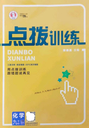 山西教育出版社2023點(diǎn)撥訓(xùn)練九年級化學(xué)下冊滬教版參考答案