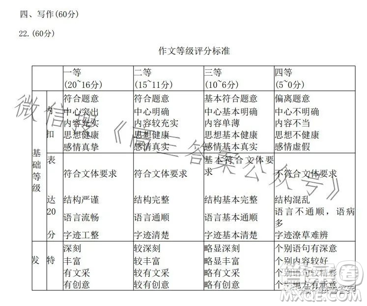 成都市2020級(jí)高中畢業(yè)班第三次診斷性檢測語文試卷答案