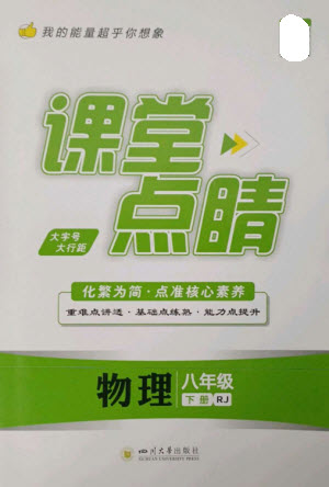 四川大學(xué)出版社2023課堂點睛八年級物理下冊人教版參考答案