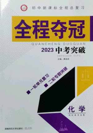 湖南師范大學(xué)出版社2023全程奪冠中考突破九年級(jí)化學(xué)通用版參考答案