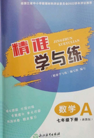 浙江教育出版社2023精準(zhǔn)學(xué)與練七年級(jí)數(shù)學(xué)下冊(cè)浙教版參考答案