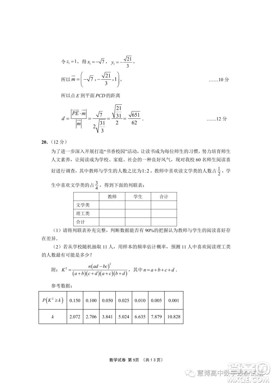 江蘇決勝新高考2023屆高三年級5月份大聯(lián)考數(shù)學試題答案