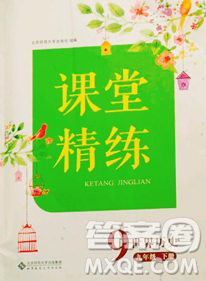 北京師范大學(xué)出版社2023課堂精練九年級下冊歷史人教版安徽專版參考答案