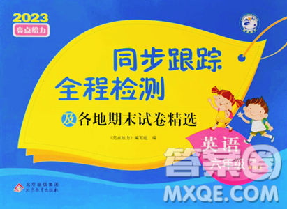 北京教育出版社2023同步跟蹤全程檢測六年級(jí)下冊(cè)英語譯林版參考答案