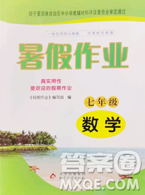 北京教育出版社2023暑假作業(yè)七年級數(shù)學(xué)人教版參考答案