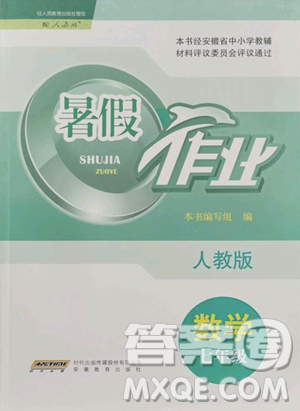 安徽教育出版社2023暑假作業(yè)七年級(jí)數(shù)學(xué)人教版參考答案