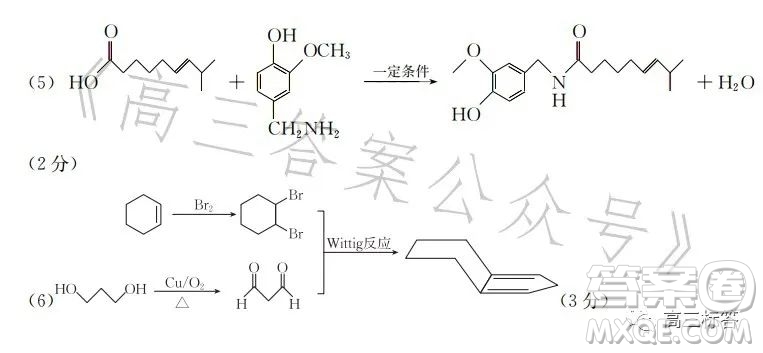 2023邯鄲市高二年級第二學期期末考試化學試卷答案