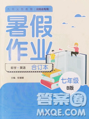 延邊教育出版社2023暑假作業(yè)七年級合訂本華師大版河南專版參考答案