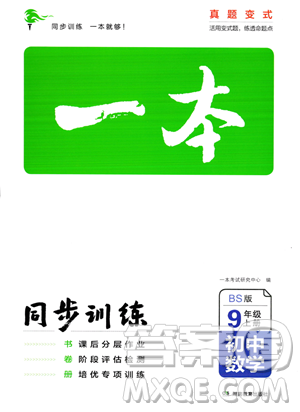 湖南教育出版社2023年一本同步訓(xùn)練九年級上冊數(shù)學(xué)北師大版答案