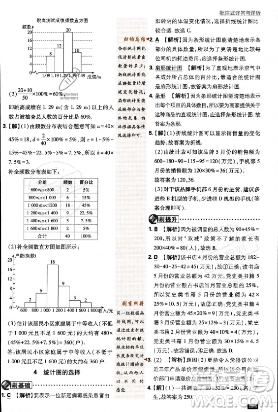 開明出版社2024屆初中必刷題七年級上冊數(shù)學(xué)北師大版答案