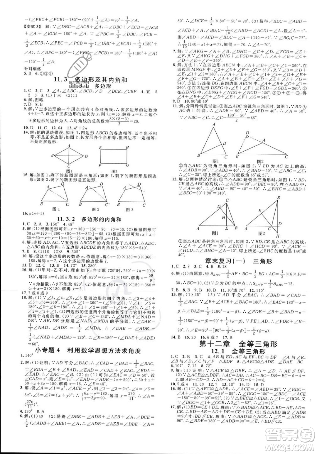 廣東經(jīng)濟(jì)出版社2023年秋名校課堂八年級(jí)上冊(cè)數(shù)學(xué)人教版福建專(zhuān)版答案