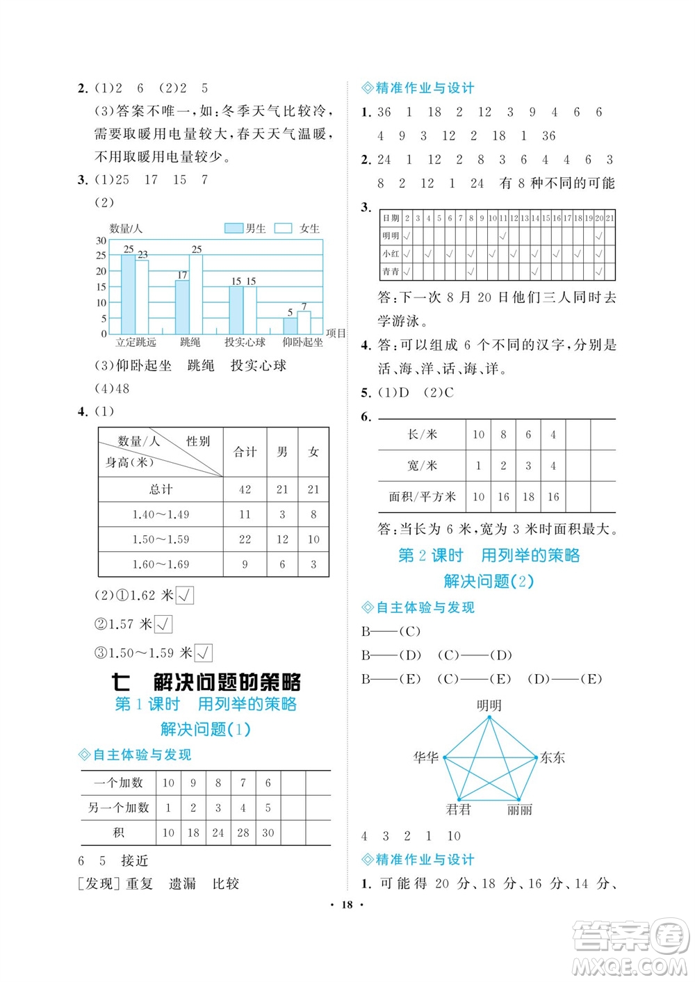 海南出版社2023年秋新課程學習指導五年級數(shù)學上冊蘇教版參考答案