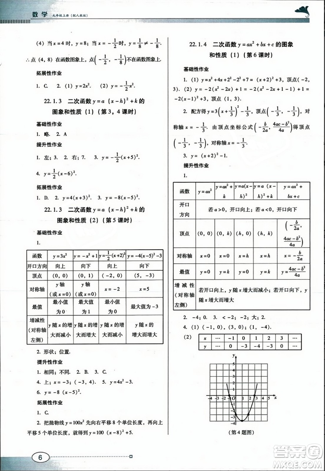 廣東教育出版社2023年秋南方新課堂金牌學(xué)案九年級數(shù)學(xué)上冊人教版答案