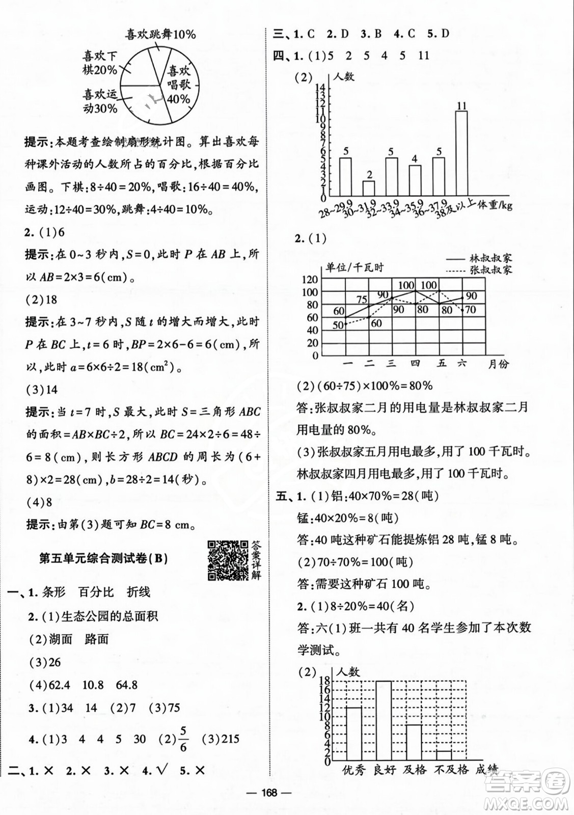 寧夏人民教育出版社2023年秋學(xué)霸提優(yōu)大試卷六年級(jí)數(shù)學(xué)上冊(cè)北師大版答案