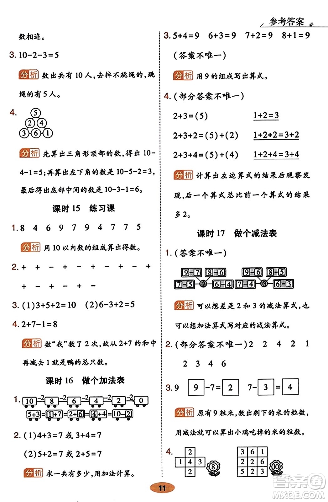 陜西師范大學(xué)出版總社有限公司2023年秋黃岡同步練一日一練一年級(jí)數(shù)學(xué)上冊(cè)北師大版答案