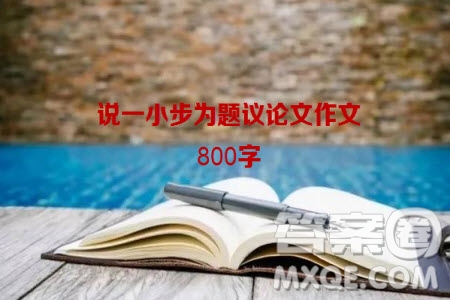 說一小步為題議論文作文800字 關(guān)于說一小步為題的議論文作文800字