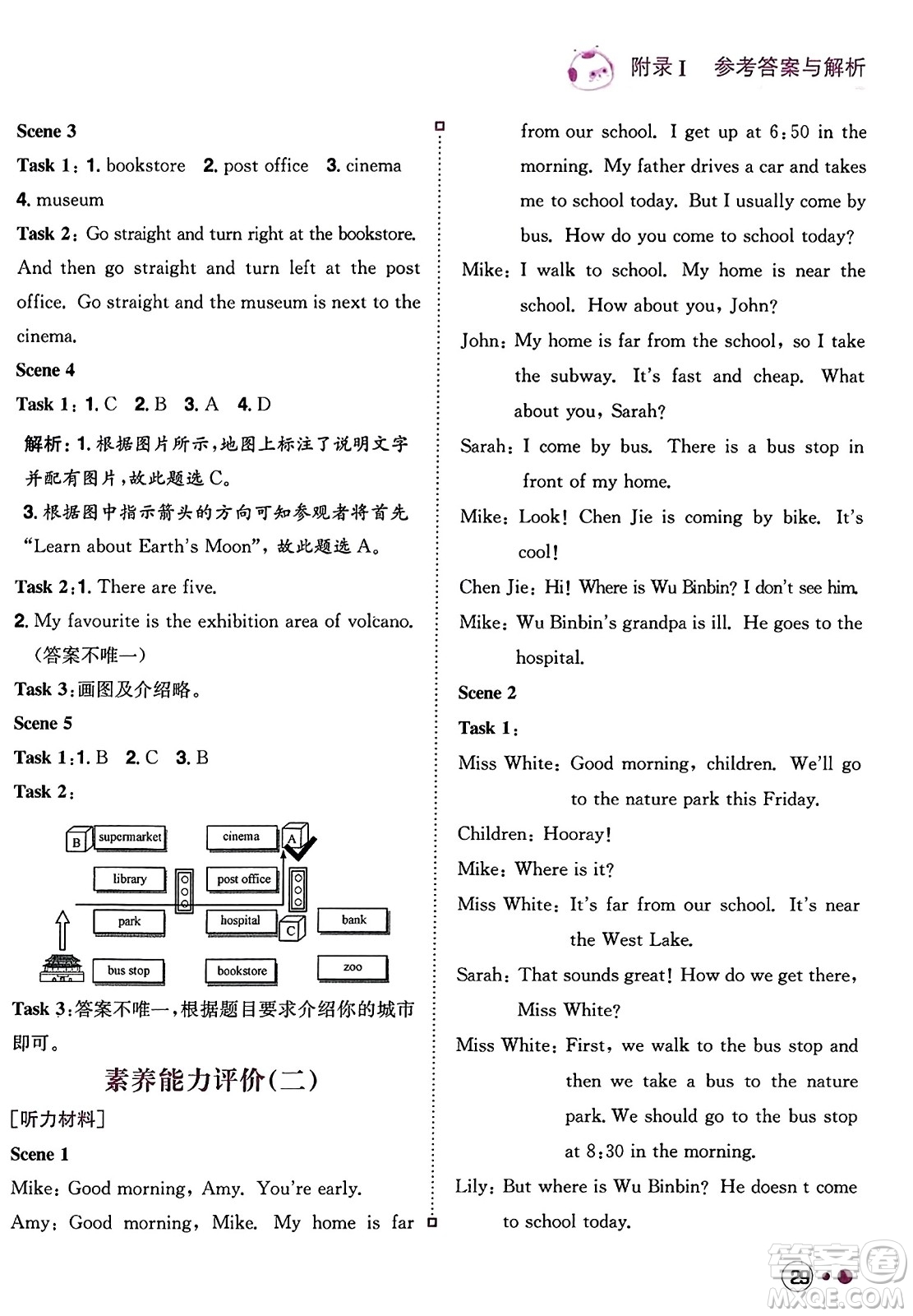 龍門書局2023年秋黃岡小狀元練重點(diǎn)培優(yōu)同步作業(yè)六年級(jí)英語(yǔ)上冊(cè)人教PEP版答案