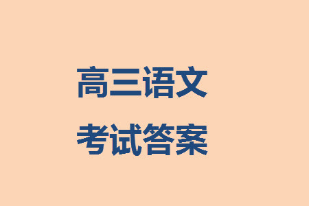 福建龍巖名校2023-2024學年高三上學期11月期中考試語文試題答案