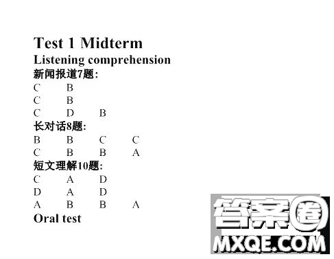 外語教學(xué)與研究出版社2023大學(xué)英語聽說教程3答案