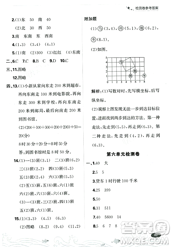 大連出版社2023年秋點石成金金牌每課通四年級數(shù)學上冊北師大版答案