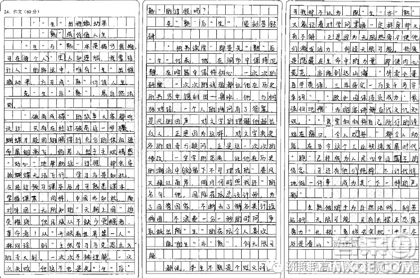 書必先生而后熟亦必先熟而后生材料作文800字 關于書必先生而后熟亦必先熟而后生的材料作文800字