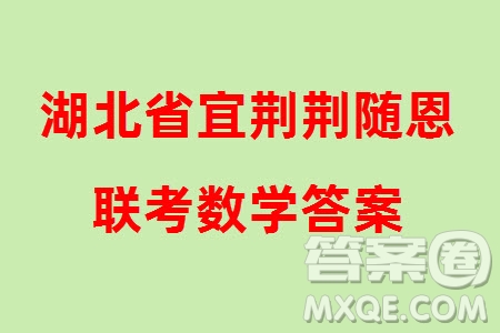 湖北省宜荊荊隨恩2023-2024學(xué)年高三上學(xué)期12月聯(lián)考數(shù)學(xué)試卷參考答案