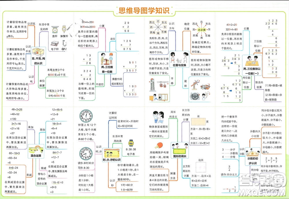 遼寧教育出版社2023年秋小學(xué)學(xué)霸單元期末標(biāo)準(zhǔn)卷三年級(jí)數(shù)學(xué)上冊青島版參考答案