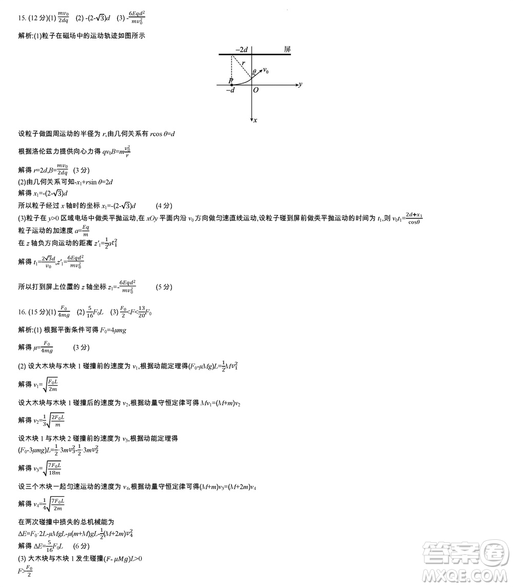 江蘇省2023-2024學(xué)年高三上學(xué)期期末迎考卷物理參考答案