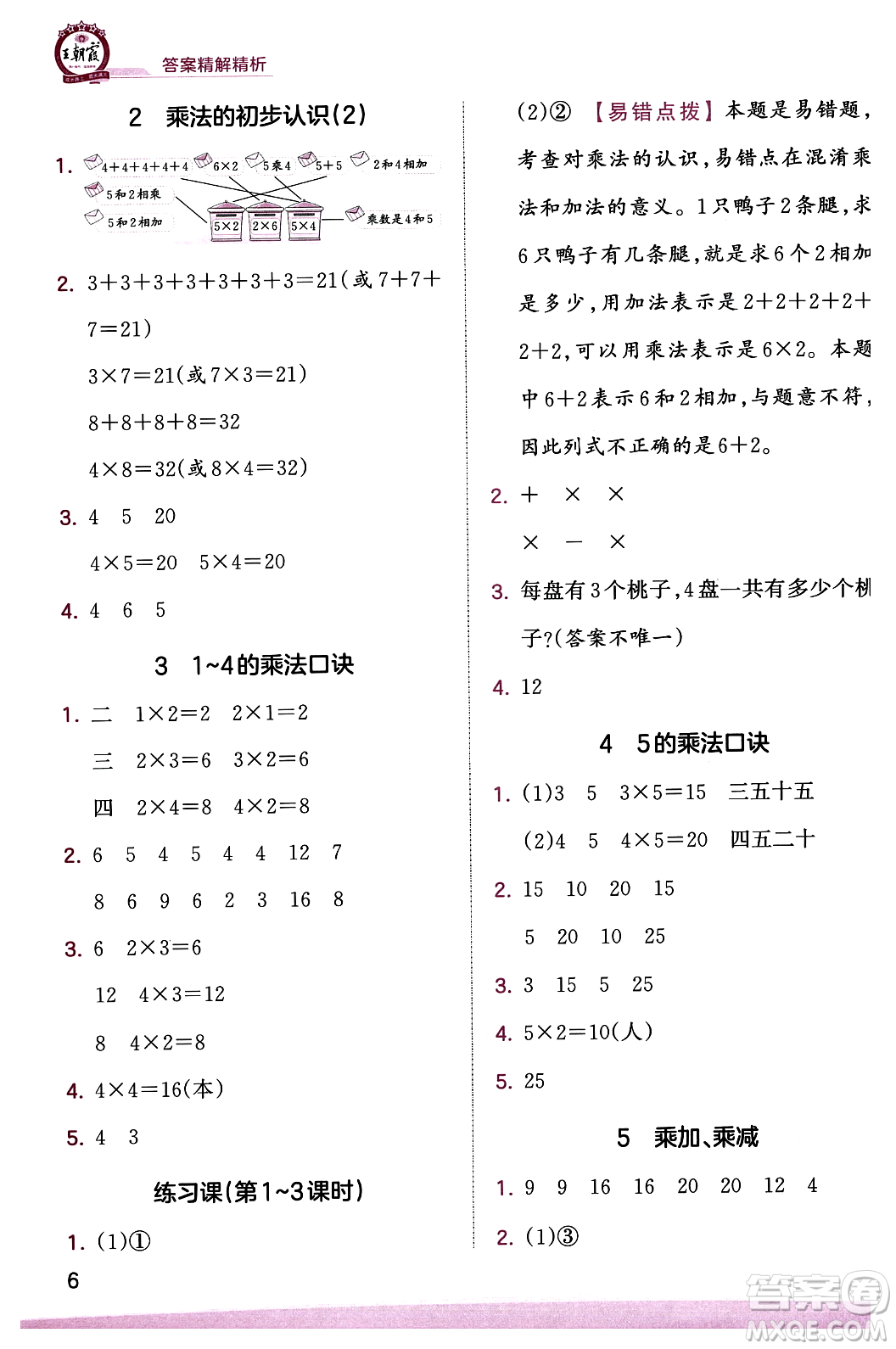 江西人民出版社2023年秋王朝霞創(chuàng)維新課堂二年級(jí)數(shù)學(xué)上冊(cè)蘇教版答案