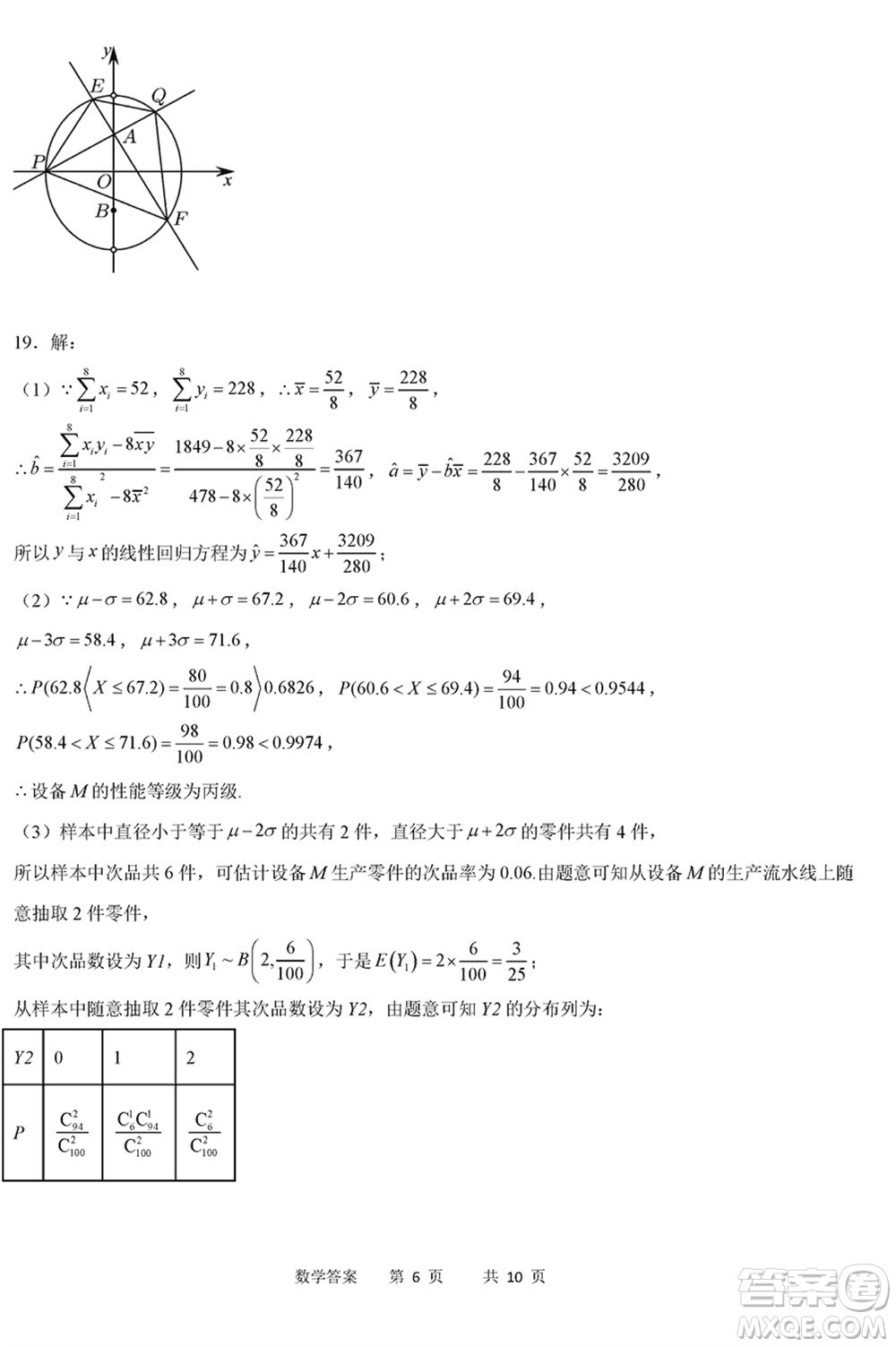 重慶縉云教育聯(lián)盟2024年高考第一次診斷性檢測(cè)數(shù)學(xué)參考答案