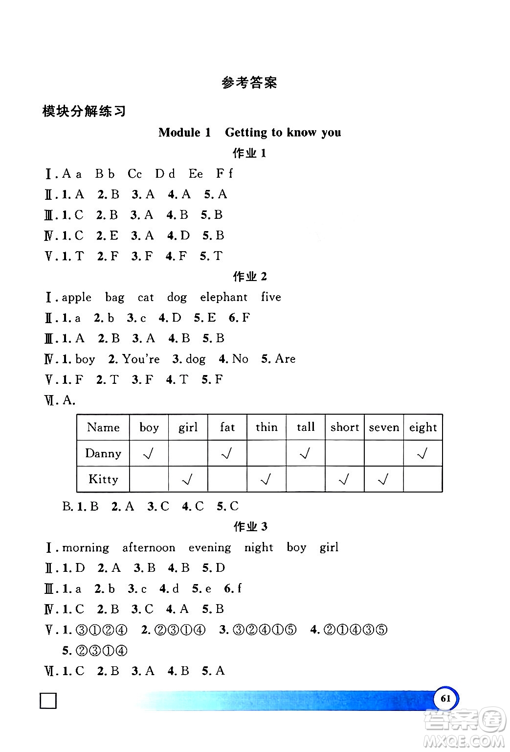 上海大學(xué)出版社2024鐘書金牌寒假作業(yè)導(dǎo)與練二年級英語牛津版上海專版答案