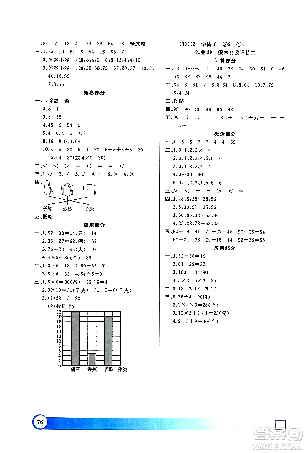 上海大學(xué)出版社2024鐘書金牌寒假作業(yè)導(dǎo)與練二年級數(shù)學(xué)通用版上海專版答案