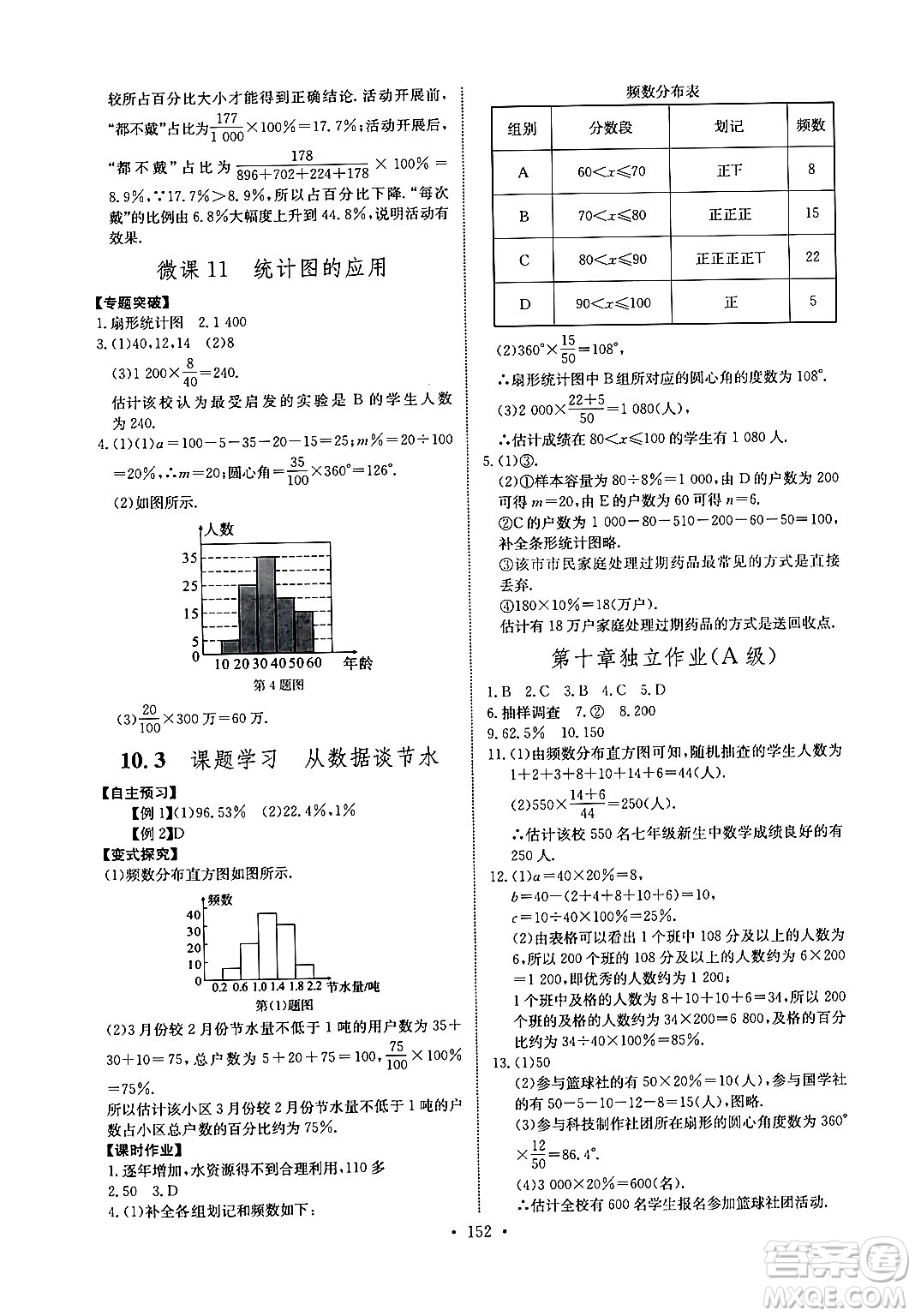 長江少年兒童出版社2024年春長江全能學案同步練習冊七年級數(shù)學下冊人教版答案