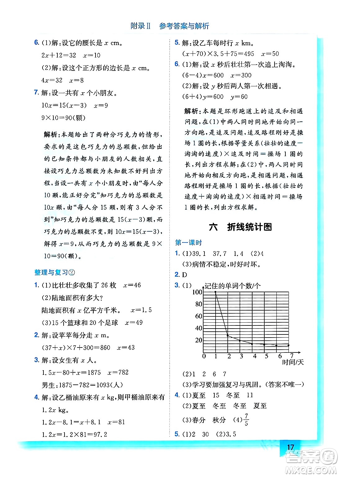 龍門(mén)書(shū)局2024年春黃岡小狀元作業(yè)本五年級(jí)數(shù)學(xué)下冊(cè)西師版答案