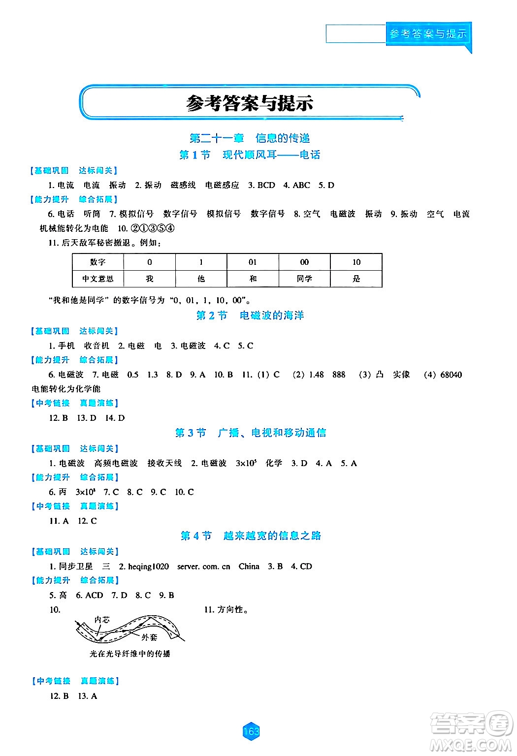 遼海出版社2024年春新課程物理能力培養(yǎng)九年級物理下冊人教版答案