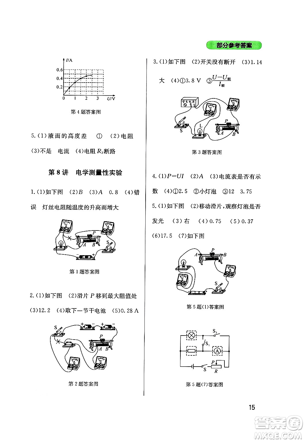 四川教育出版社2024年春新課程實(shí)踐與探究叢書(shū)九年級(jí)物理下冊(cè)教科版答案