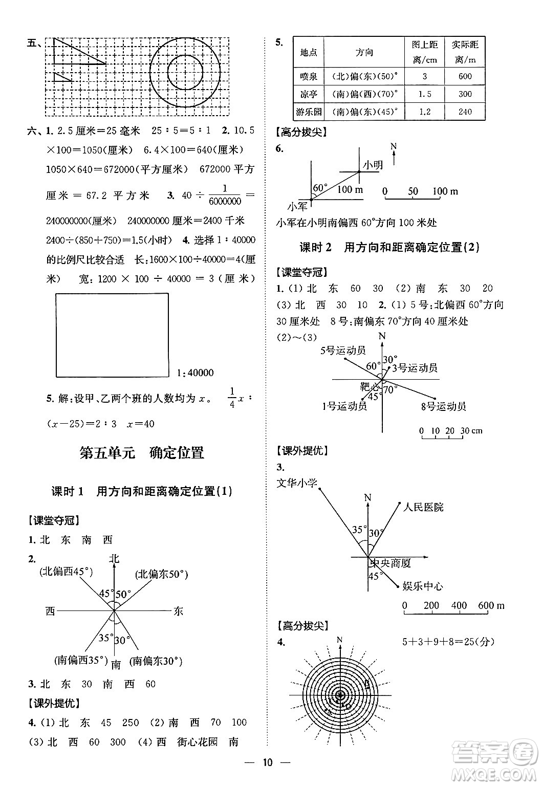 江蘇鳳凰美術(shù)出版社2024年春超能學(xué)典高分拔尖提優(yōu)訓(xùn)練六年級(jí)數(shù)學(xué)下冊(cè)江蘇版答案