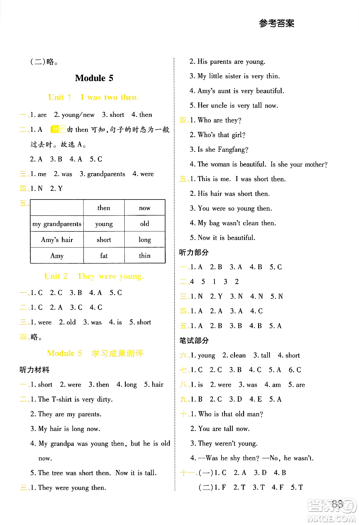 陜西師范大學(xué)出版總社有限公司2024年春黃岡同步練一日一練四年級英語下冊外研版三起點答案