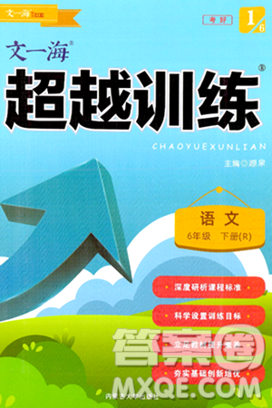 內(nèi)蒙古大學(xué)出版社2024年春超越訓(xùn)練六年級(jí)語(yǔ)文下冊(cè)人教版答案