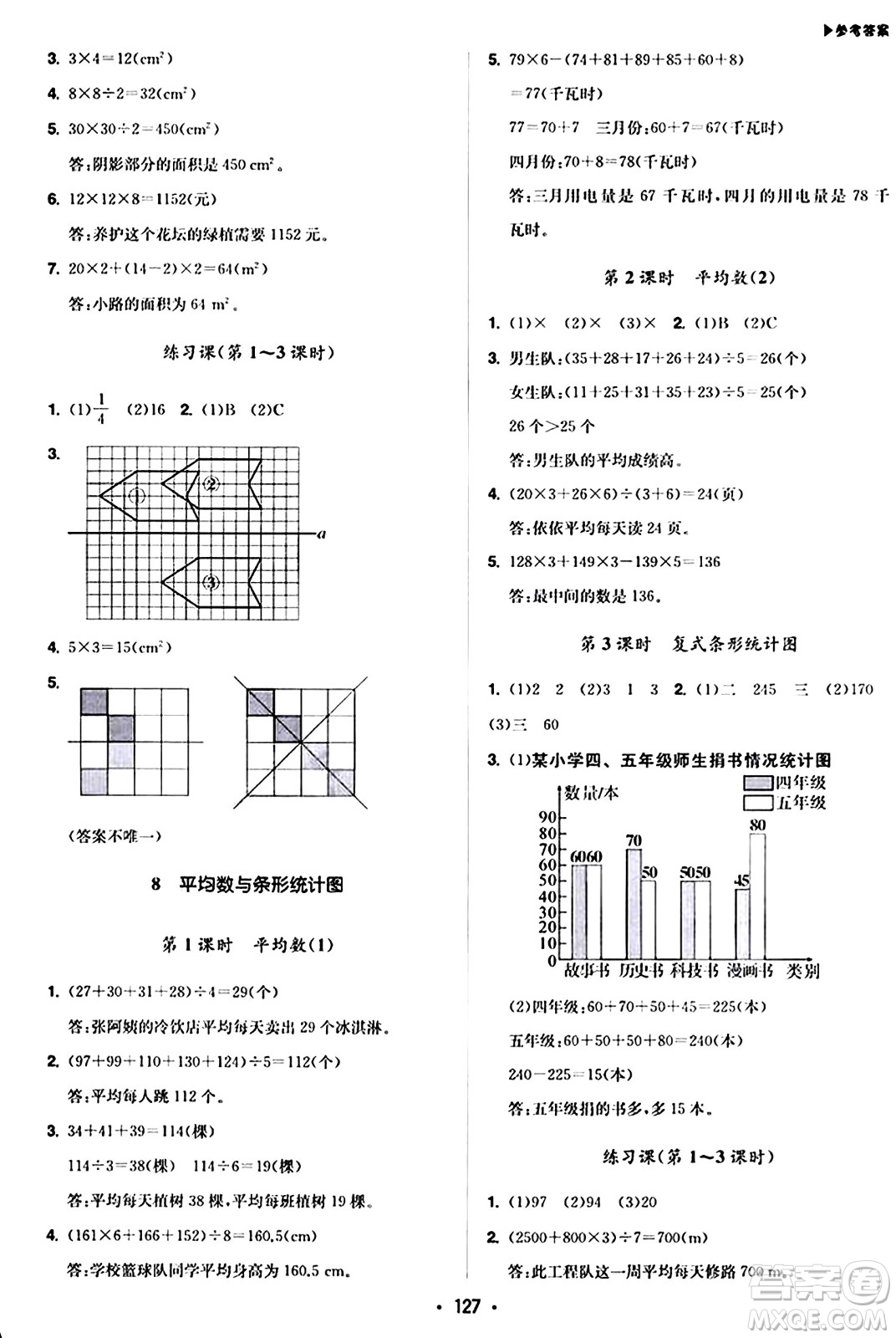 內(nèi)蒙古大學(xué)出版社2024年春超越訓(xùn)練四年級(jí)數(shù)學(xué)下冊(cè)人教版答案