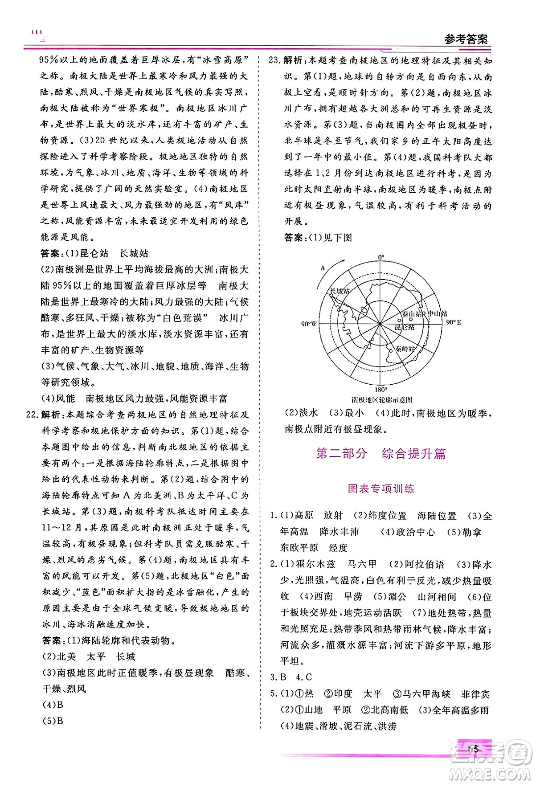 內(nèi)蒙古大學(xué)出版社2024年春文軒假期生活指導(dǎo)暑假作業(yè)七年級(jí)地理課標(biāo)版答案