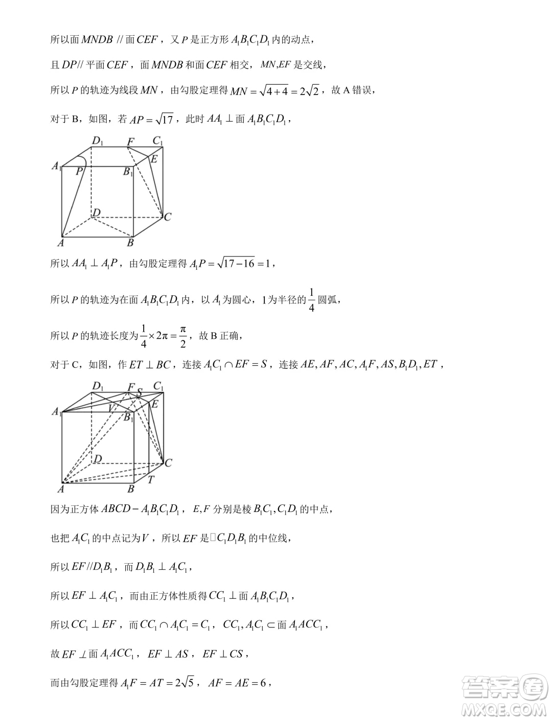 遼寧省名校聯(lián)盟2024年高一下學(xué)期7月期末考試數(shù)學(xué)試題答案