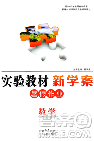 陜西人民出版社2024年實驗教材新學(xué)案暑假作業(yè)八年級數(shù)學(xué)通用版答案