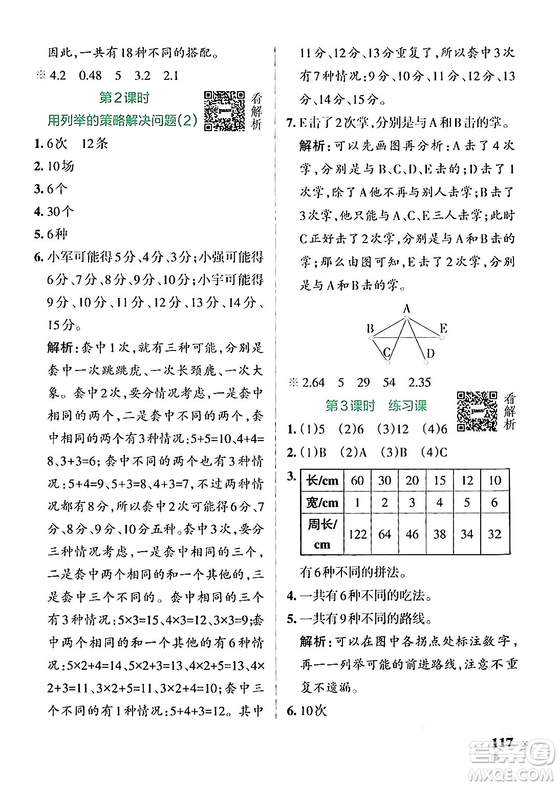 陜西師范大學(xué)出版總社有限公司2024年秋PASS小學(xué)學(xué)霸作業(yè)本五年級(jí)數(shù)學(xué)上冊(cè)蘇教版答案