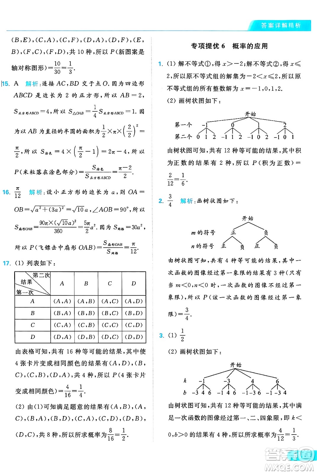 延邊教育出版社2024年秋亮點給力提優(yōu)課時作業(yè)本九年級數學上冊蘇科版答案