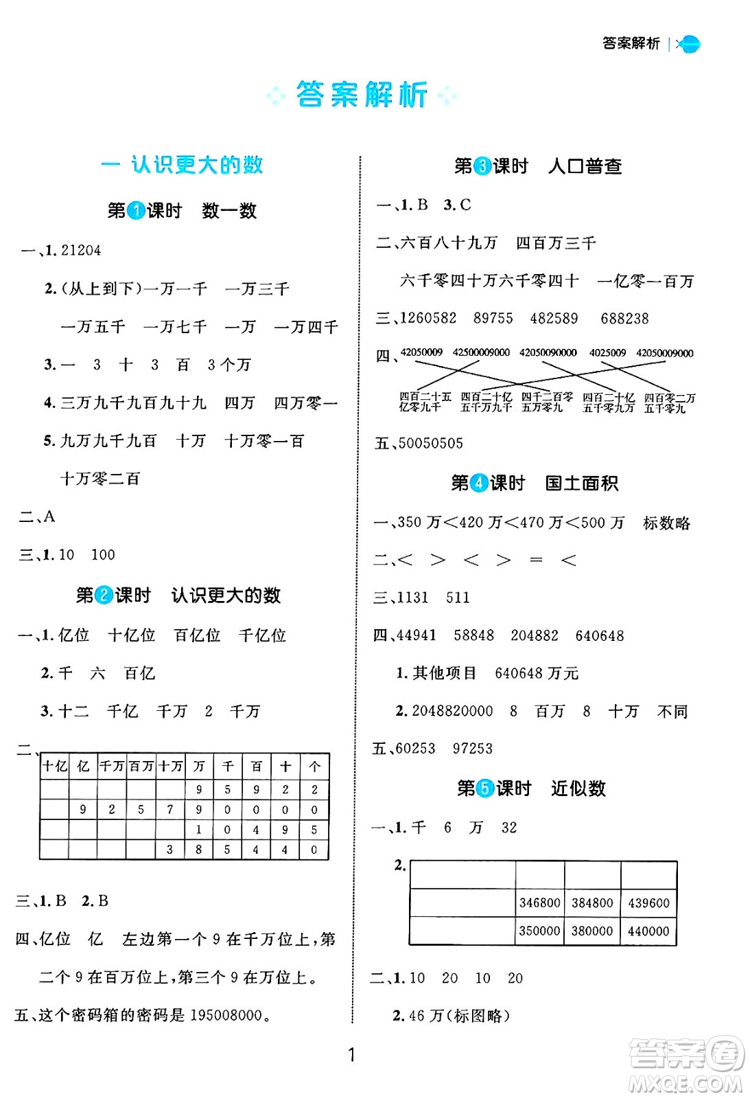 延邊大學(xué)出版社2024年秋細解巧練四年級數(shù)學(xué)上冊北師大版答案