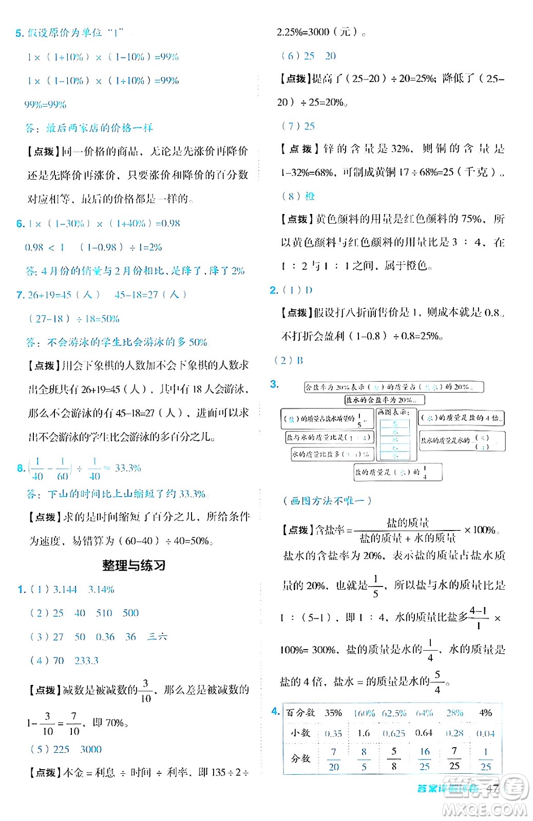 吉林教育出版社2024年秋綜合應(yīng)用創(chuàng)新題典中點(diǎn)六年級(jí)數(shù)學(xué)上冊(cè)蘇教版答案