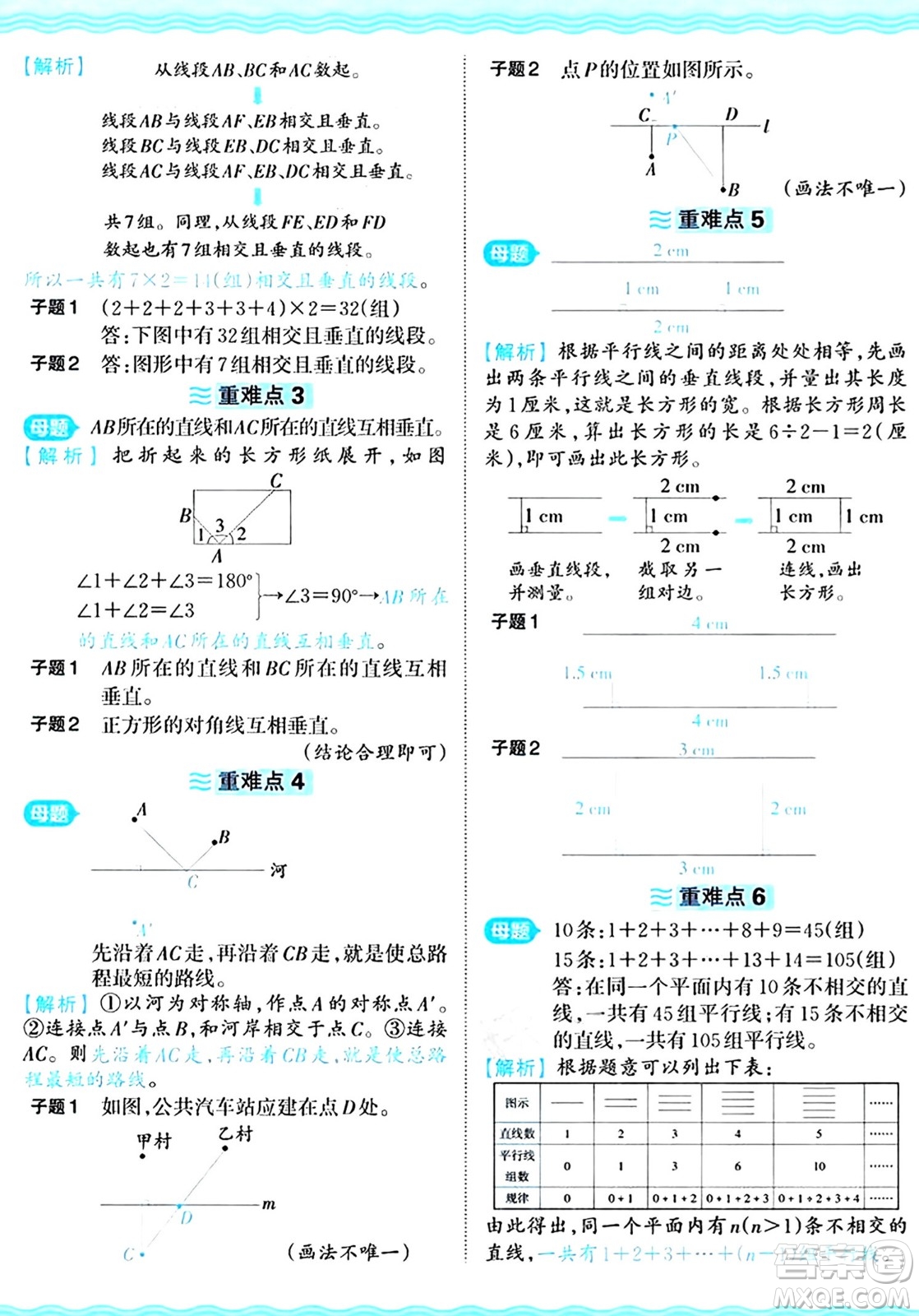 江西人民出版社2024年秋王朝霞培優(yōu)100分四年級數學上冊冀教版答案